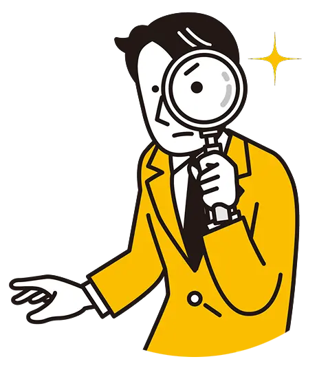 お品物を丁寧に確認する査定スタッフ