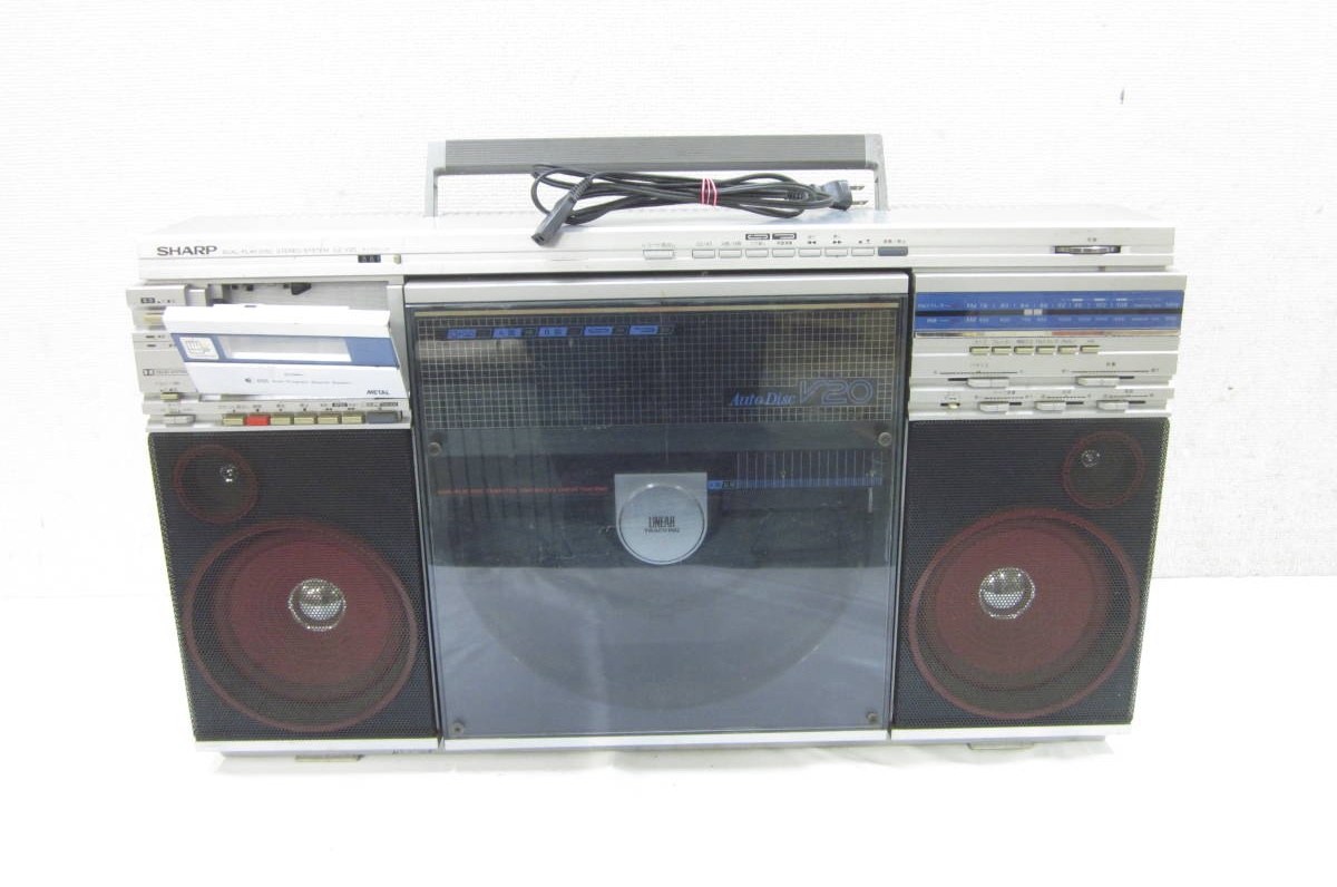 SHARP DUAL-PLAY DISK SYSTEM VZ-V20 両面演奏ポータブルステレオ